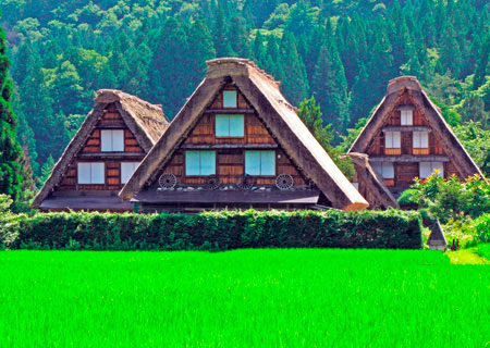 Японский традиционный дом. Всемирное наследие Гассё-дзукури