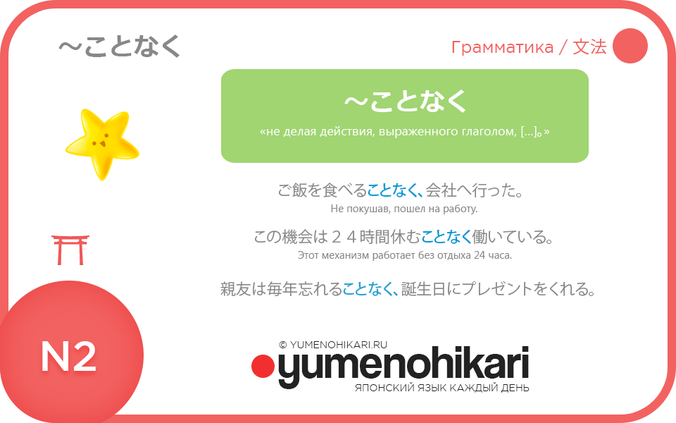 Японский язык Подготовка к нореку n2