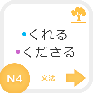 Глаголы направленности действия ч. 2 くれる (kureru) и くださる (kudasaru)